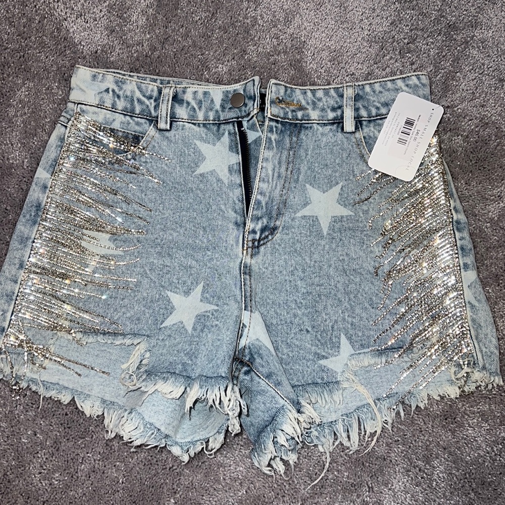 Women’s honky tonk jean shorts